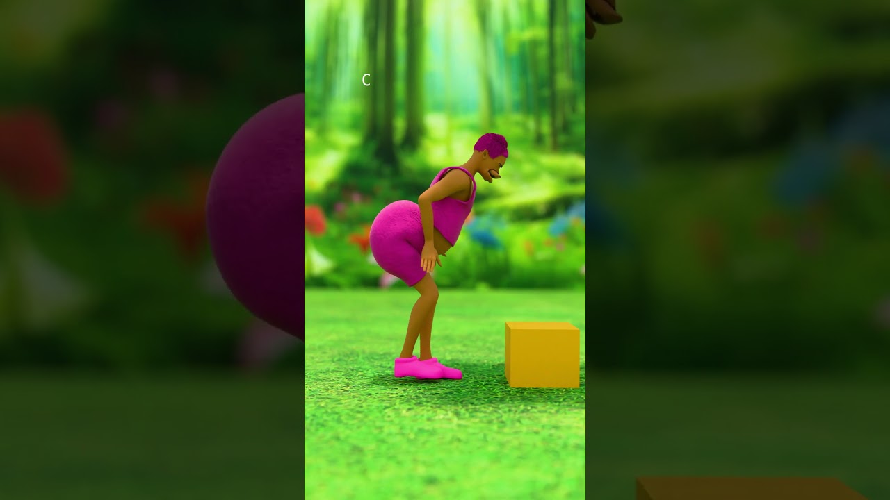 Golden cube ( A ,B or C? ) #animation #funny #comedy #lucu #memes  #shorts