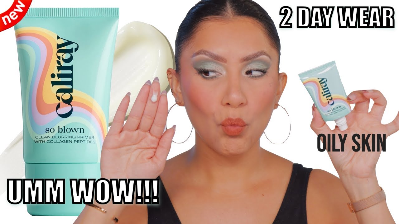 *new at sephora* CALIRAY SO BLOWN BLURRING COLLAGEN PRIMER + 2 DAY WEAR *oily skin* | MagdalineJanet
