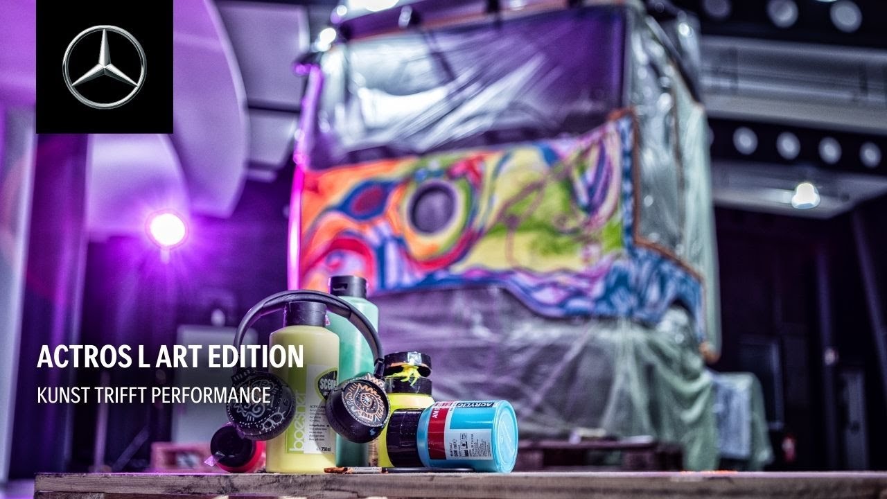 Mercedes-Benz Actros L Art Edition // Kunst trifft Performance