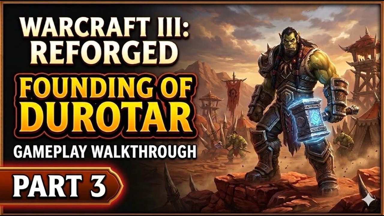 Warcraft 3 Reforged Gameplay Walkthrough - Bonus - Founding of Durotar - Part 3 1440p 60fps