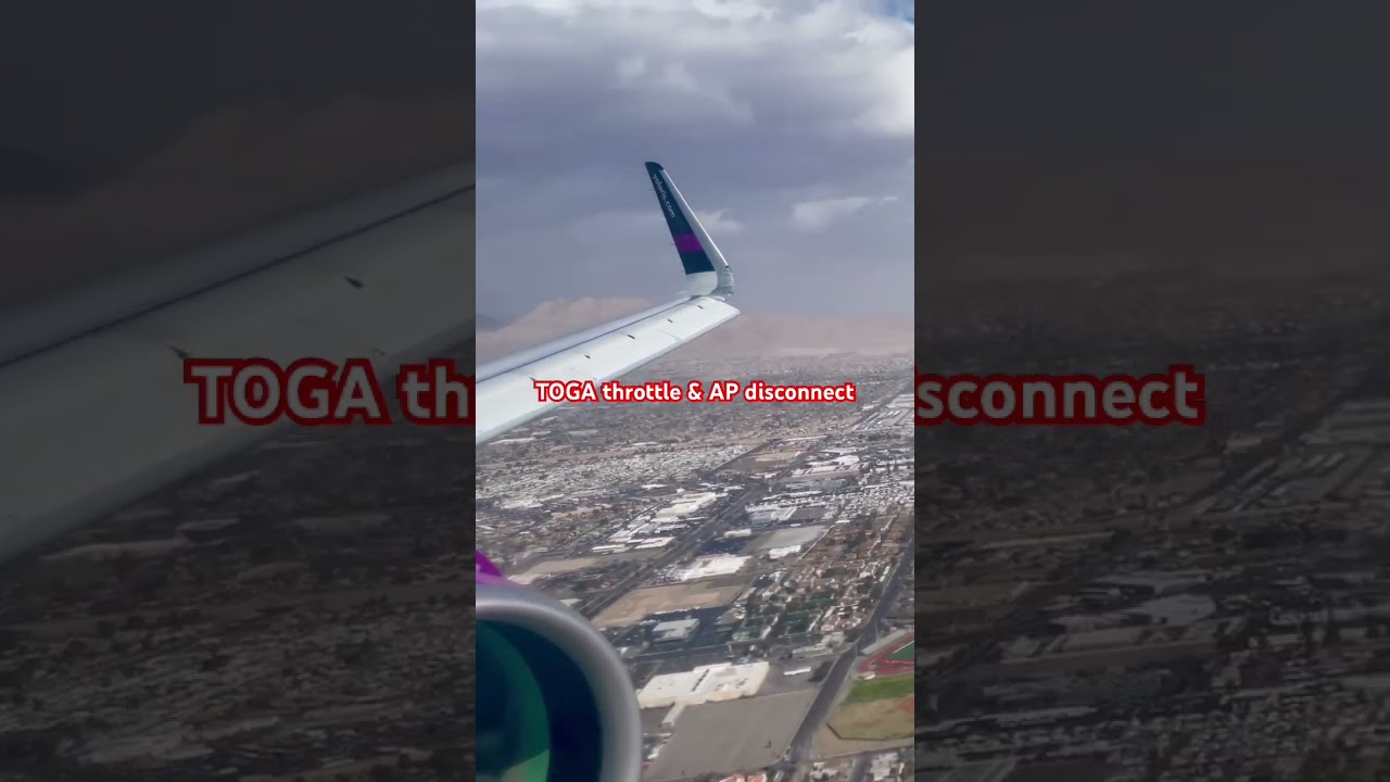 Very Turbulent Missed Approach -  65MPH Gusts Causes Flight Diversion #aviation #flight #turbulence