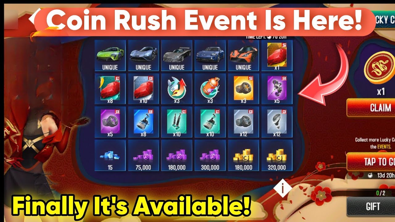 [ Asphalt 8 ] *Coin Rush* Event Is HERE!!! 😱 | Asphalt 8 Coin Rush Event | Asphalt 8 Airborne