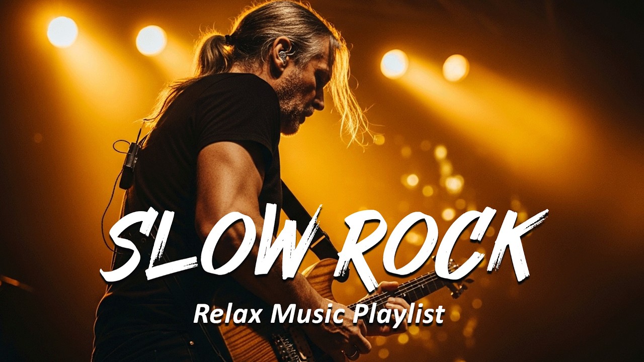 Emotional Slow Rock Classic Rock Ballad Music for Lonely Nights and Silent Reflections 🌌🎶