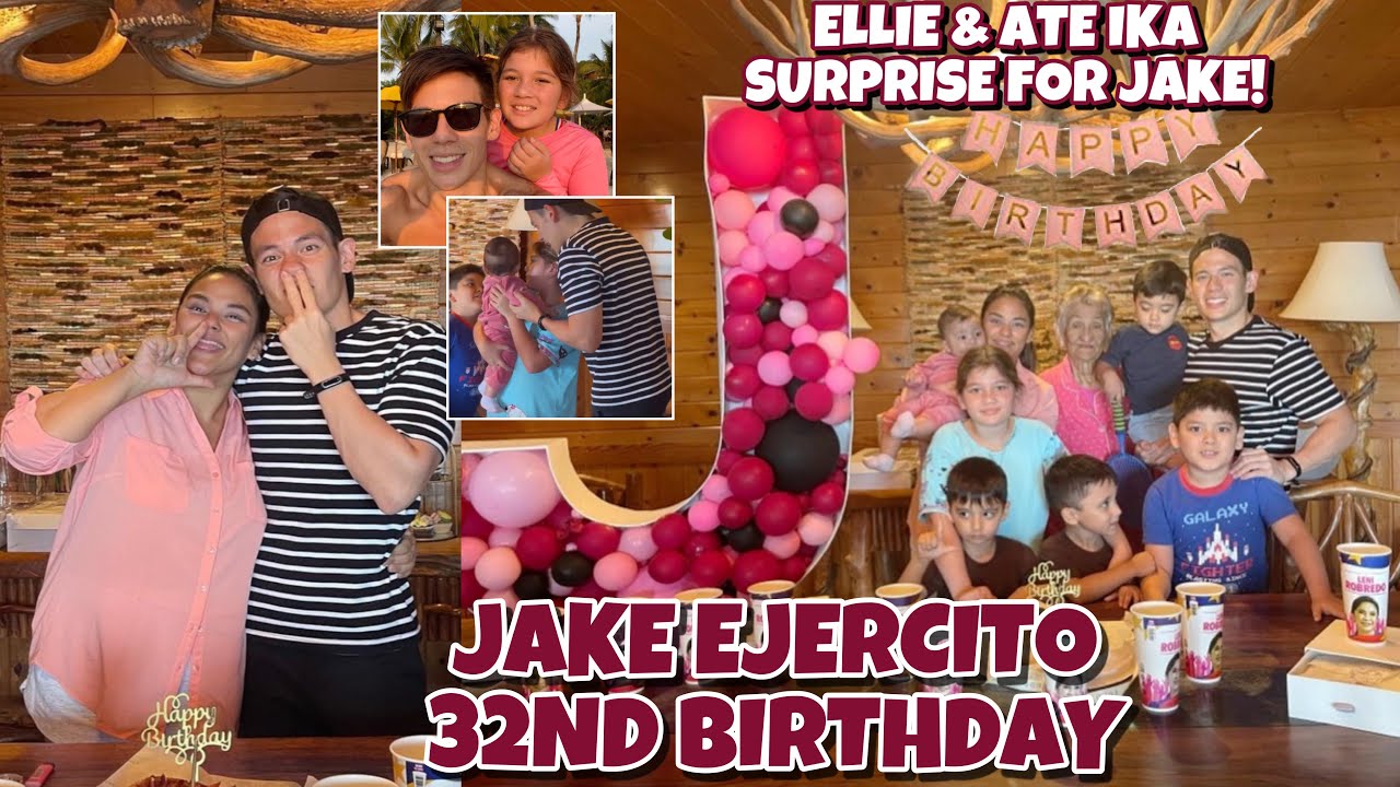 JAKE EJERCITO 32ND BIRTHDAY KAKAIBA ANG SURPRISE NI ELLIE AT JERIKA 😍 ITO ANG BUMUNGAD KAY JAKE