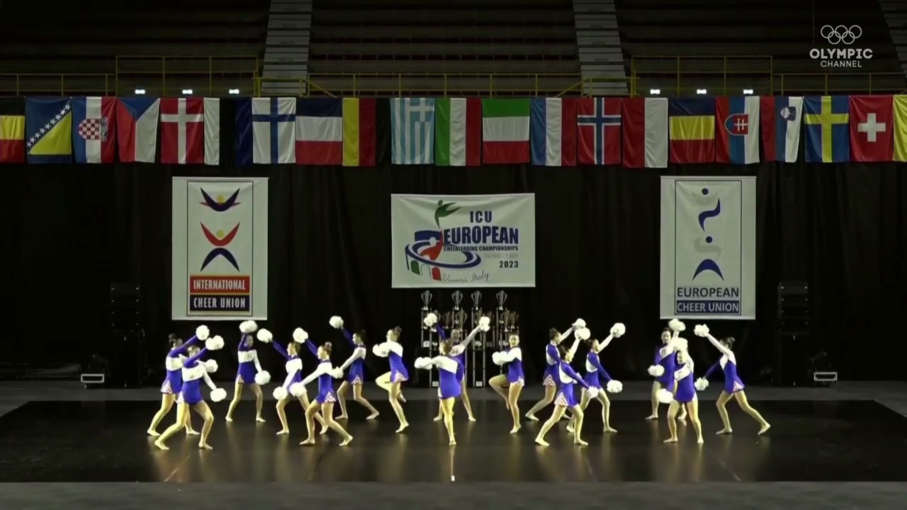 2023 ICU Europeans Youth Pom - Team Croatia