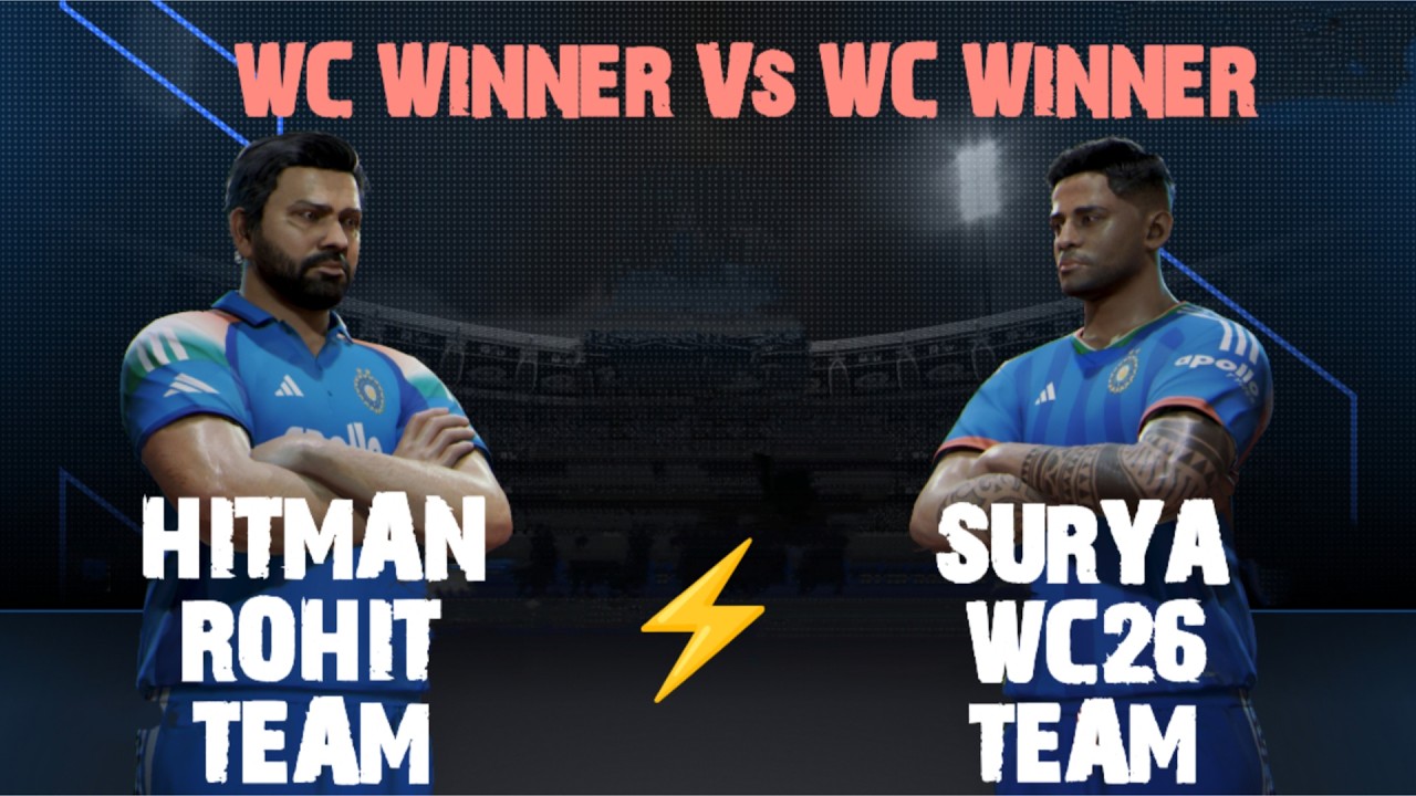 Cricket 26 Gameplay | Rohit Sharma vs Suryakumar Yadav 🔥 Epic Match | Hitman vs SKY