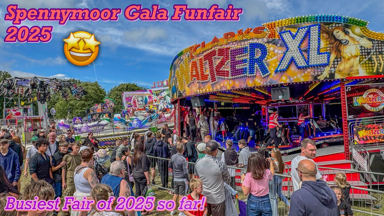 Spennymoor Gala Funfair July 2025 | The BUSIEST Fair Of The Year So Far!