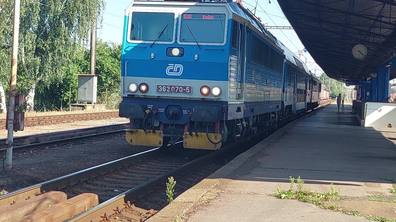 Vlaky Kutná Hora hl.n. 13.-19.8 2022