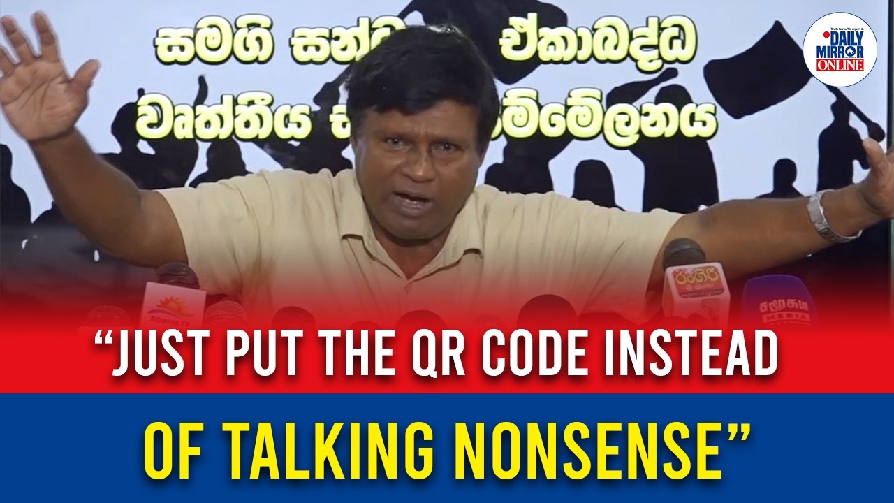 “Just Put the QR Code Instead of Talking Nonsense”