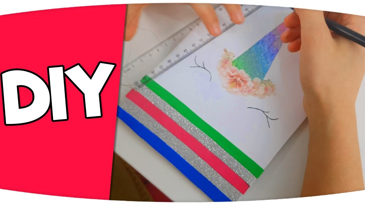 20 tl ile En Güzel Hediye 💝 Unicorn Defter Yapımı , DIY Kendin Yap Fenomen Tv