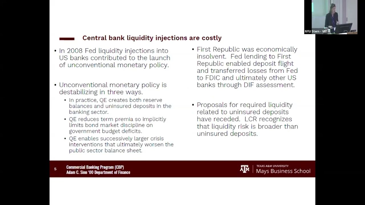 Panel: Liquidity Regulations & Stress Testing | Volatility and Risk Institute Conference 2025