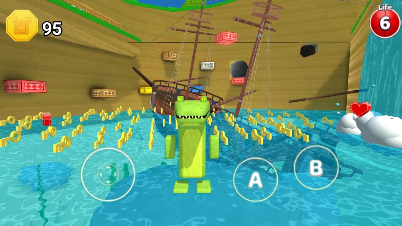 Crocodile in Bear Village / Super Bear Adventure Gameplay Walkthrough 