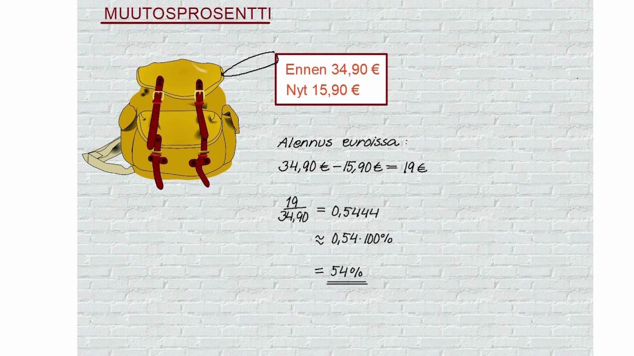 Muutosprosentti