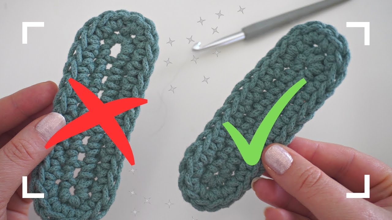 H&auml;keltipp: Oval oder Rechteck ohne L&ouml;cher h&auml;keln, super f&uuml;r Babyschuhe,Tischdecken...