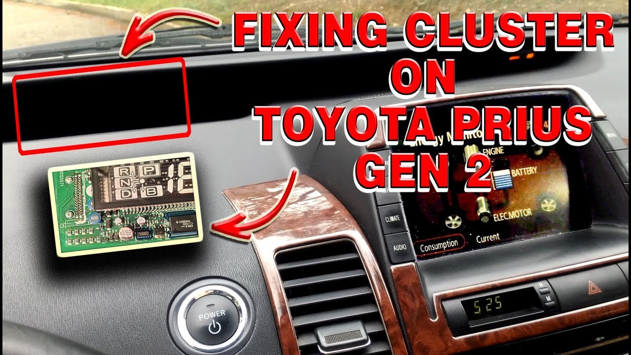 COMBINATION METER COMPUTER cluster Fix on Toyota Prius Gen 2 2004-2009 NHW20