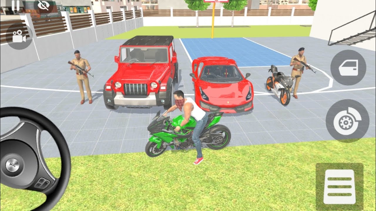 💥 Franklin order by 1️⃣ Thar 1️⃣ Ferrari 1️⃣ KTM 💥 in Indian 🇮🇳 Bike Theft Auto Simulator 🎮@MrBeast 