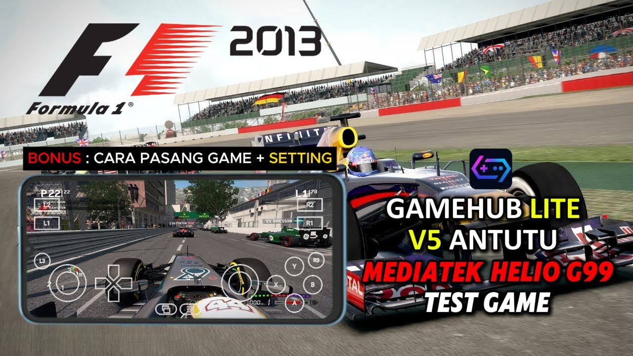 GAMEHUB LITE V5 - Test Game F1 2013 PC Di Mediatek Helio G99