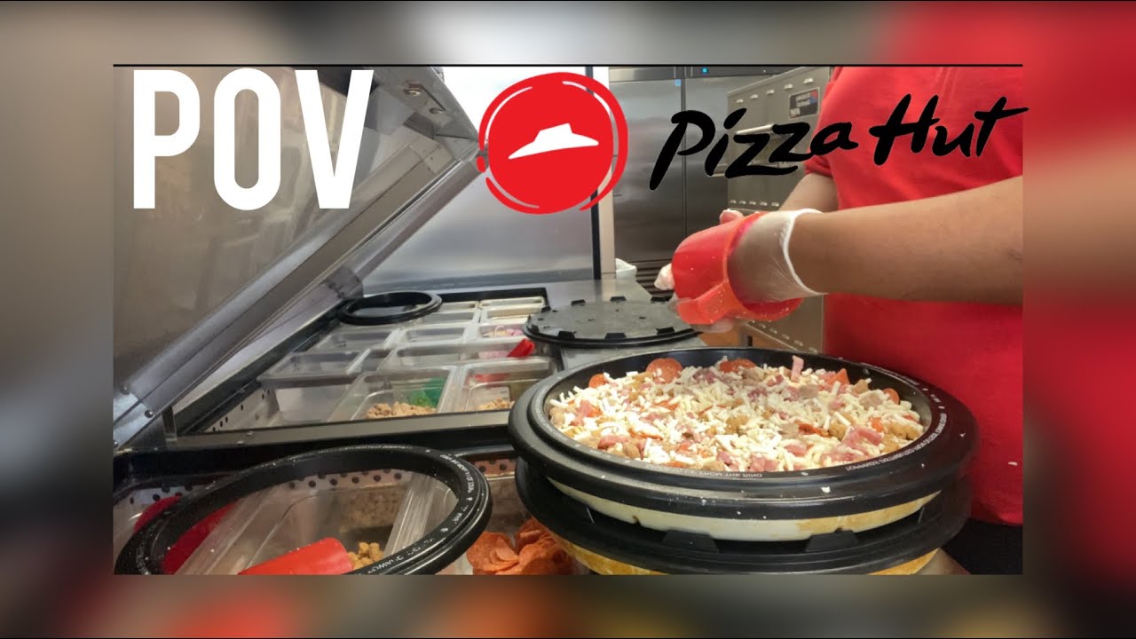 Making a Meat Lovers and Cheese Pizza at Pizza Hut