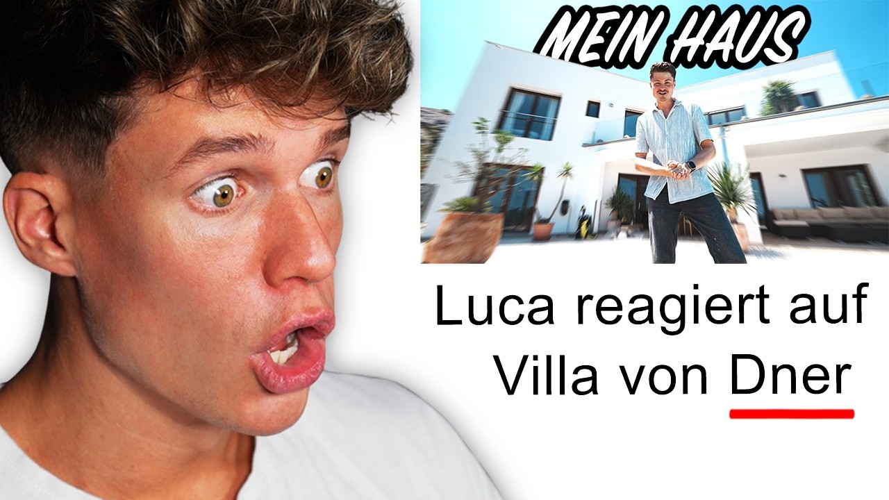 Luca reagiert auf die VILLA von DNER 😱🤯💸