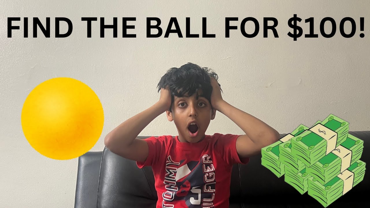 CAN RAYAN FIND THE MYSTERY BALL FOR 100$?