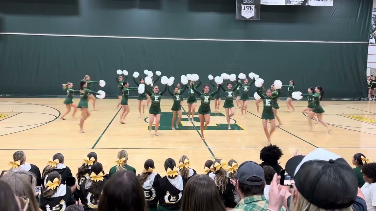 Edison Charger Girls @ Edison High School #pompom #pomdance #highschooldance