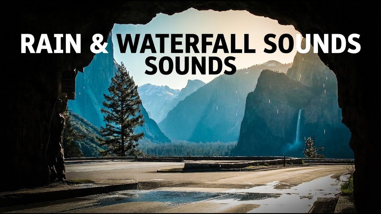 Gentle Rain Sounds | Birds Singing & Church Bells | Meditate & Sleep