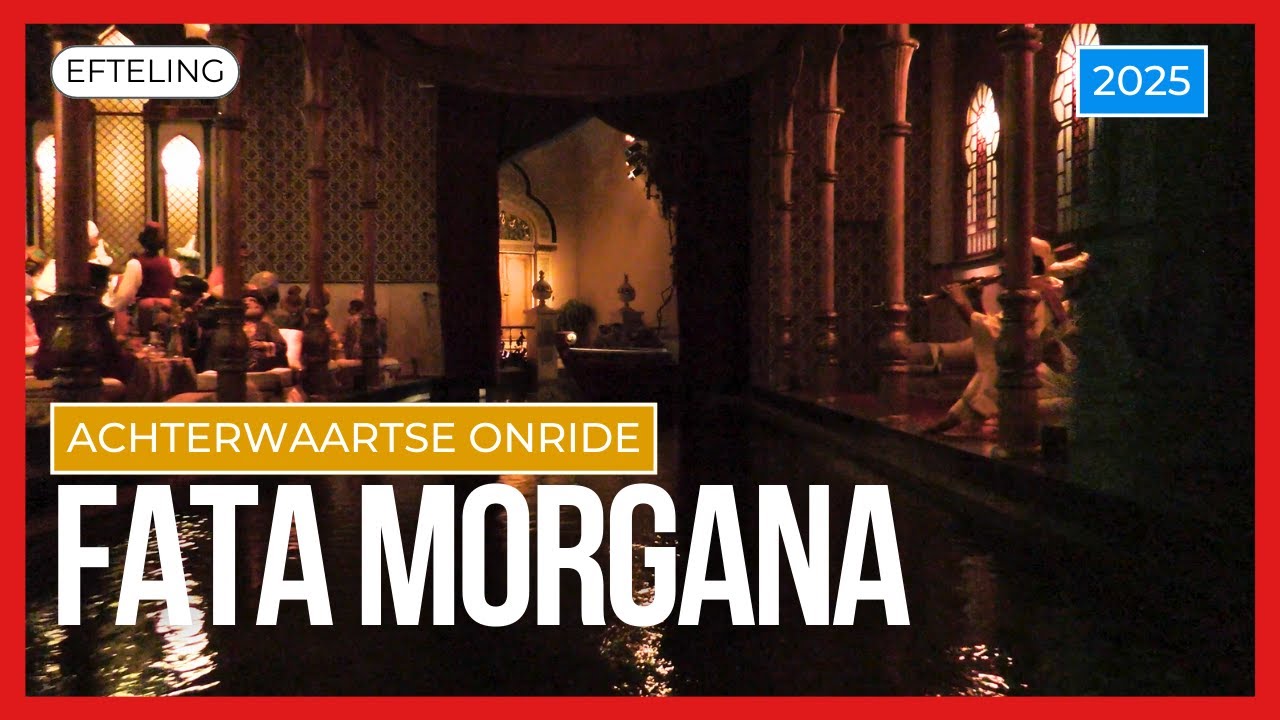 Fata Morgana - Achterwaardse onride - #Efteling 2025