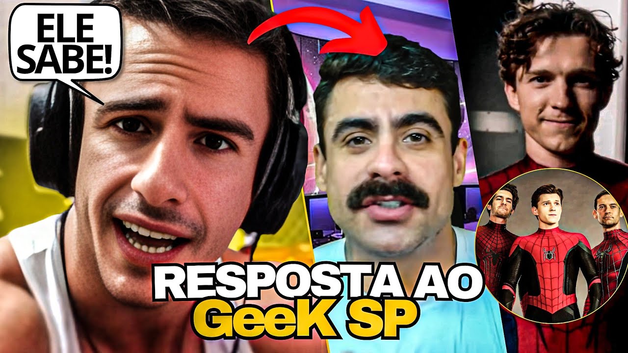 SUPER XANDÃO REAGE A GeeK SP: SUPER XANDÃO DETONA O HOMEM ARANHA DO TOM HOLLAND