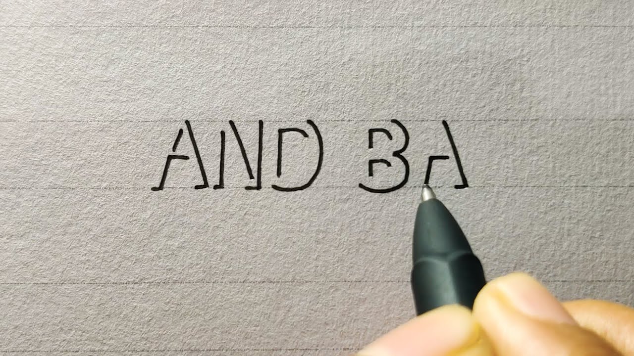 Words writing A to Z in amazing 3D shadow alphabets | 3D alphabets A-Z