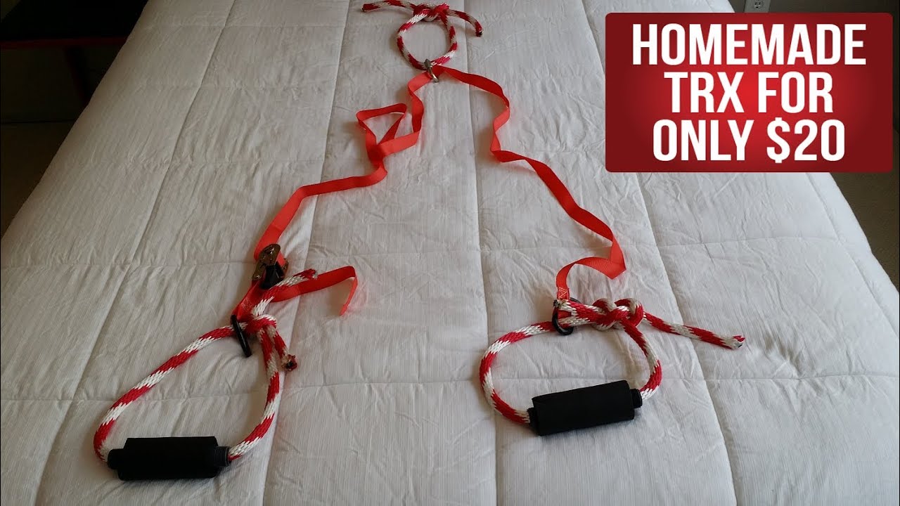 $20 DIY TRX - HASfit Homemade TRX - DIY Suspension Trainer - Make Your Own Cheap TRX
