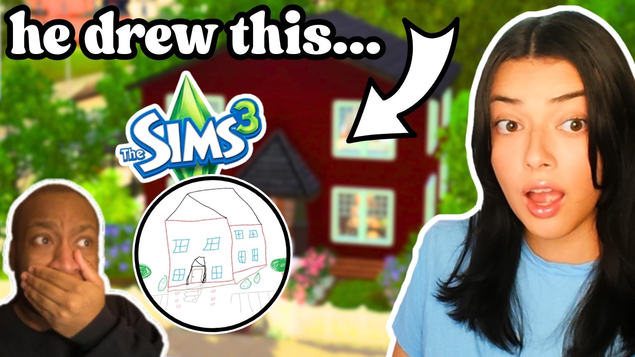 ATTEMPTING to build THIS HOUSE in the SIMS...
