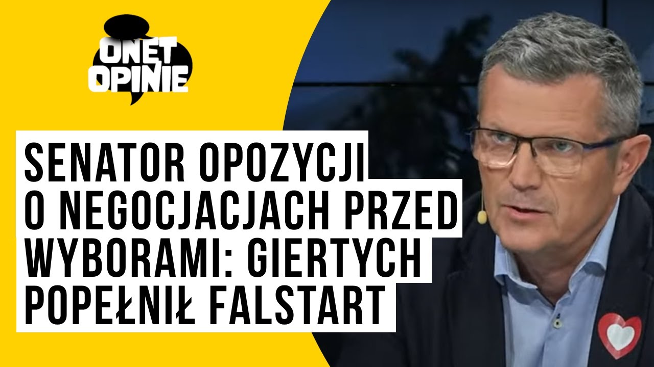 Senator opozycji o negocjacjach przed wyborami: Giertych popełnił falstart