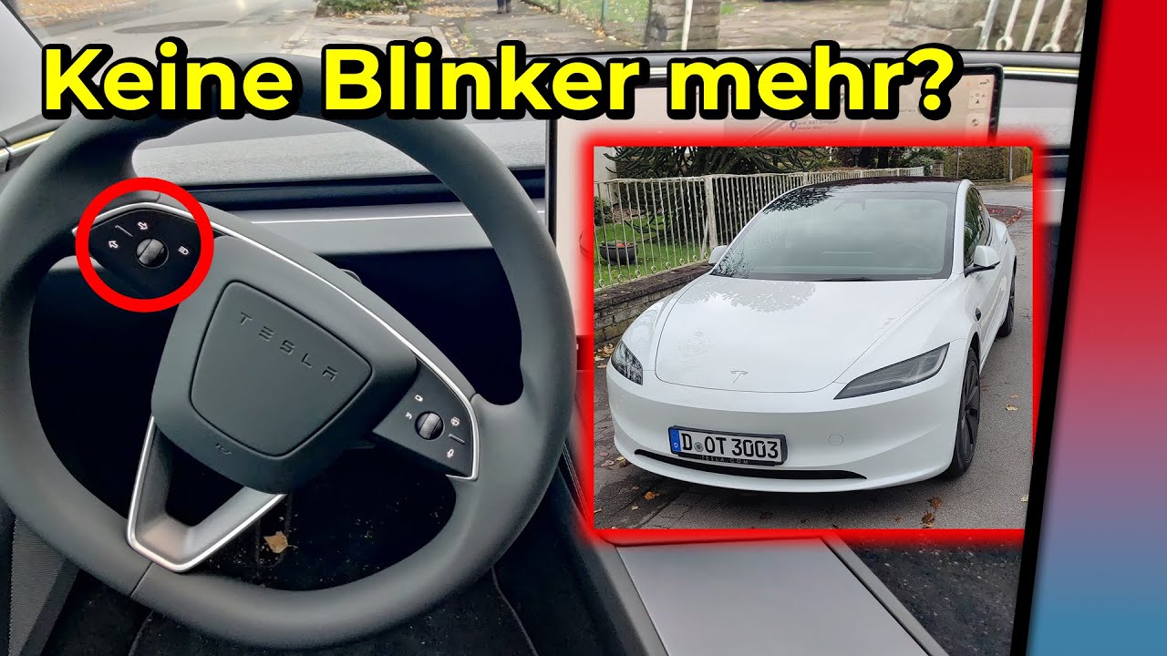 Keine Blinker, kein Schalthebel: Wie fährt sich das neue Tesla Model 3 Highland? (Probefahrt)
