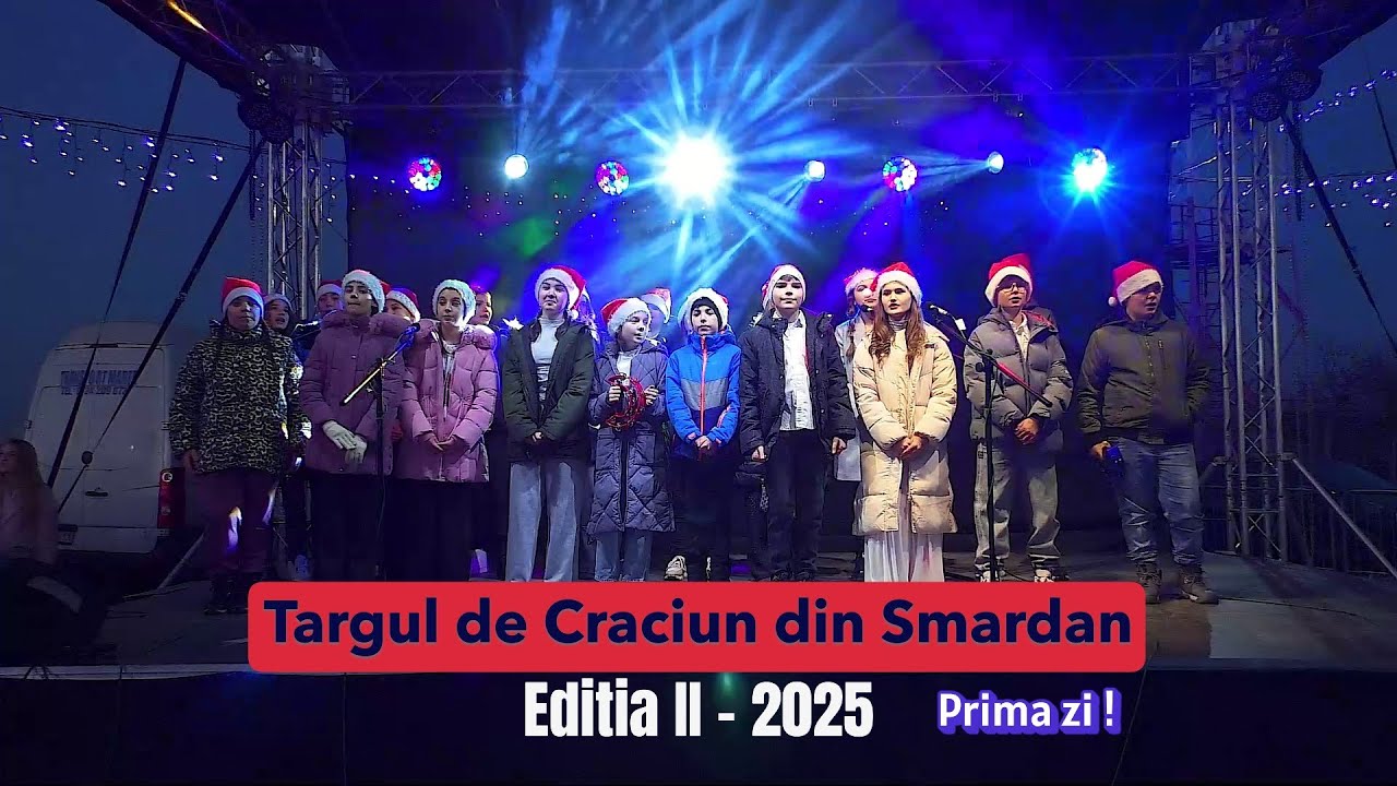 Targul de Craciun din Smardan Editia II  2025 - Prima zi !