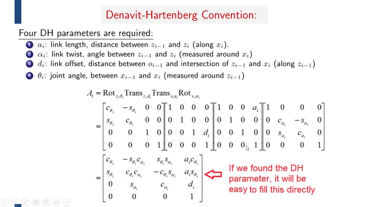 Robotics: Lecture 04 (Forward Kinematics)