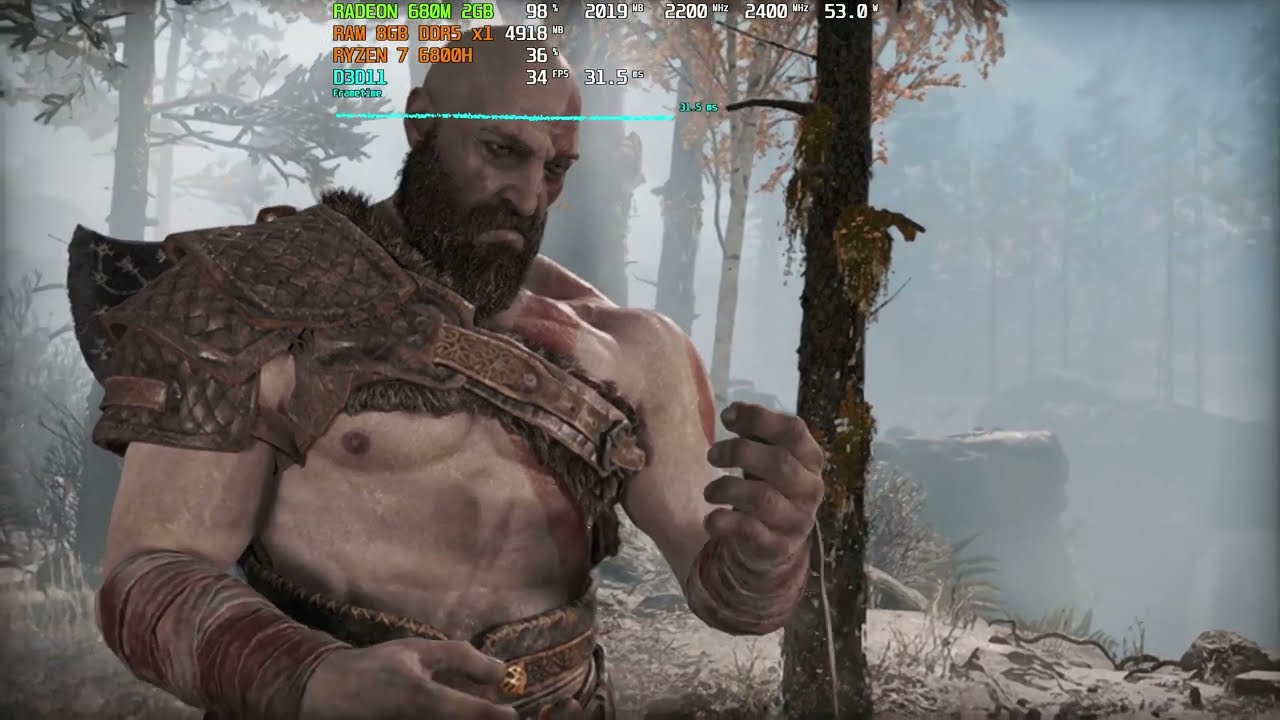 RADEON 680M (RDNA2) IN 5 GAMES  GAMEPLAY