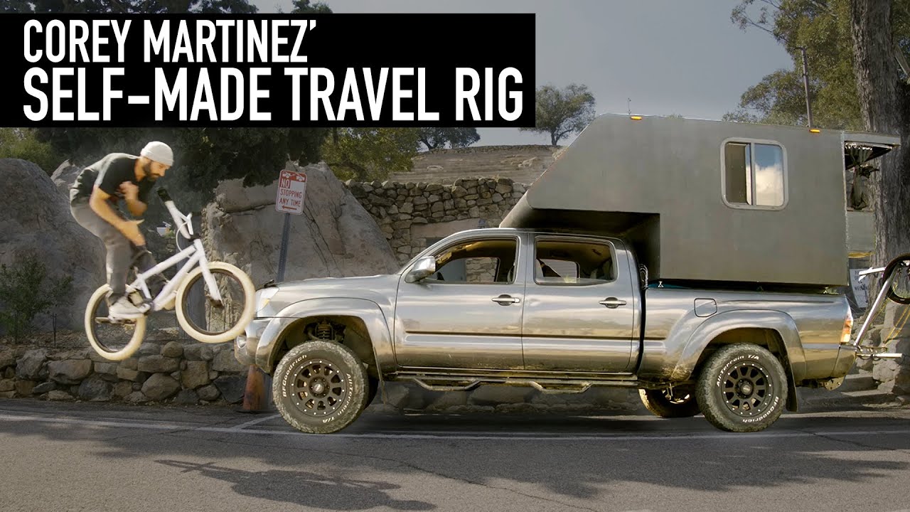 BMX PRO Corey Martinez Travels Country in Self-Built Tacoma Rig