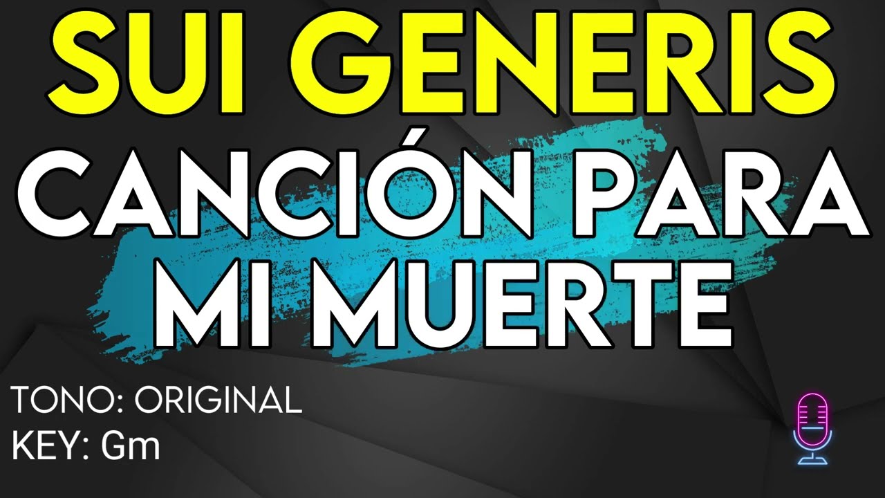 Sui Generis - Canción Para Mi Muerte - Karaoke Instrumental