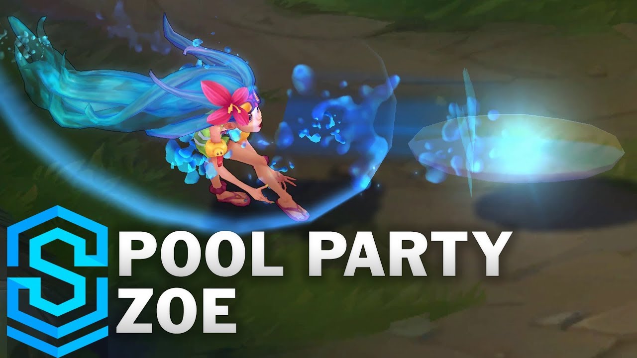 Pool Party Zoe Skin Spotlight - League of Legends