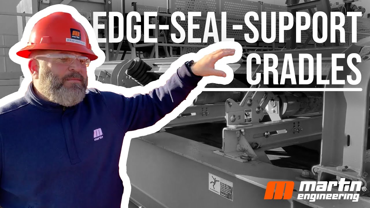 Belt Conveyor Edge-Seal-Support Cradles