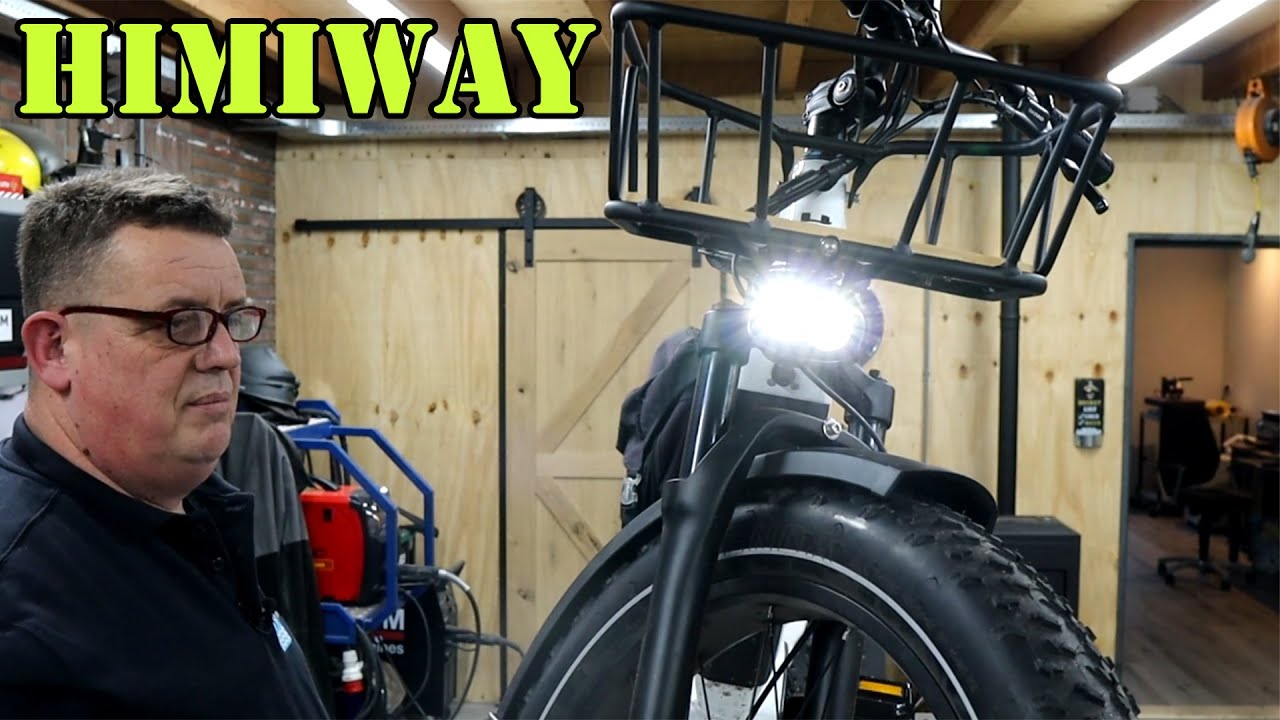 Een fietsmandje op de Himiway step thru maken gaat dat een beetje lukken.