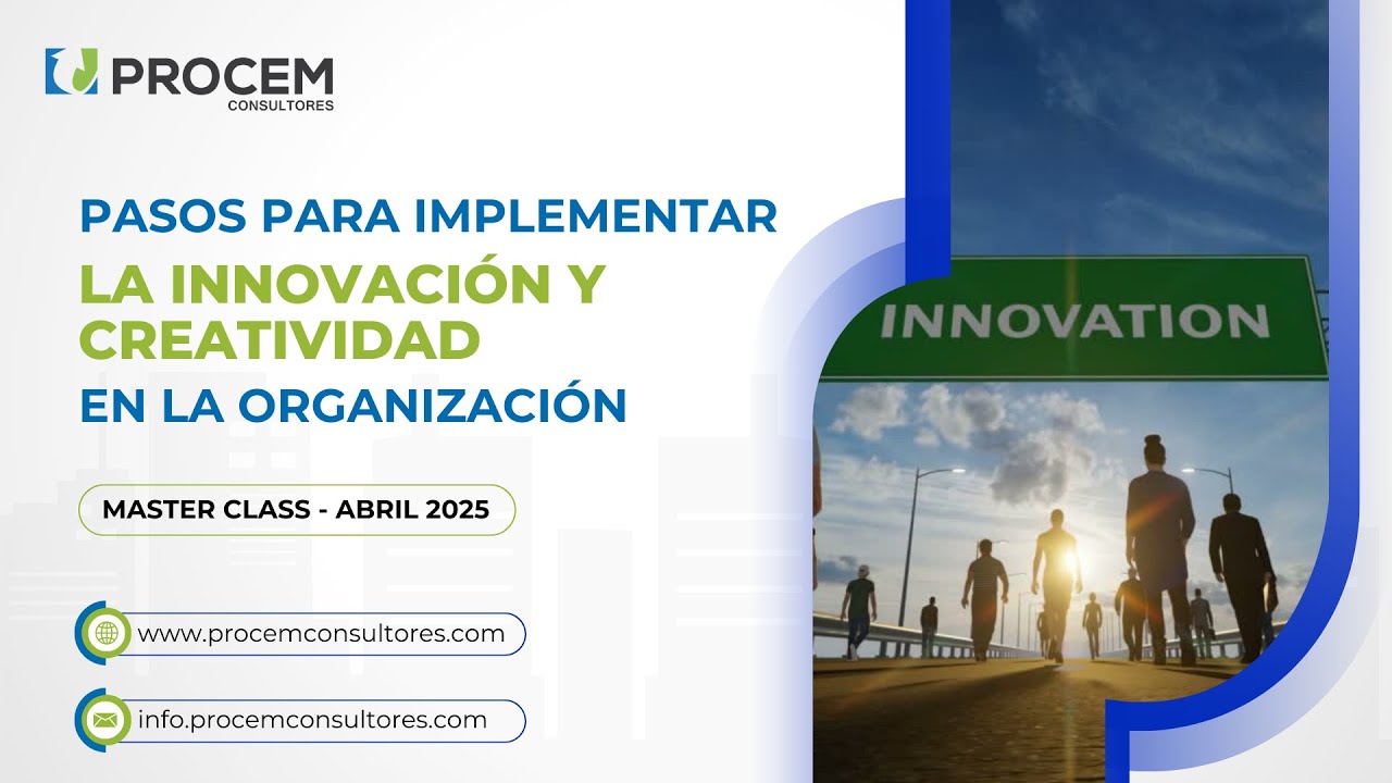 #másterclass 👩‍💻Pasos para implementar la innovación y la creatividad.