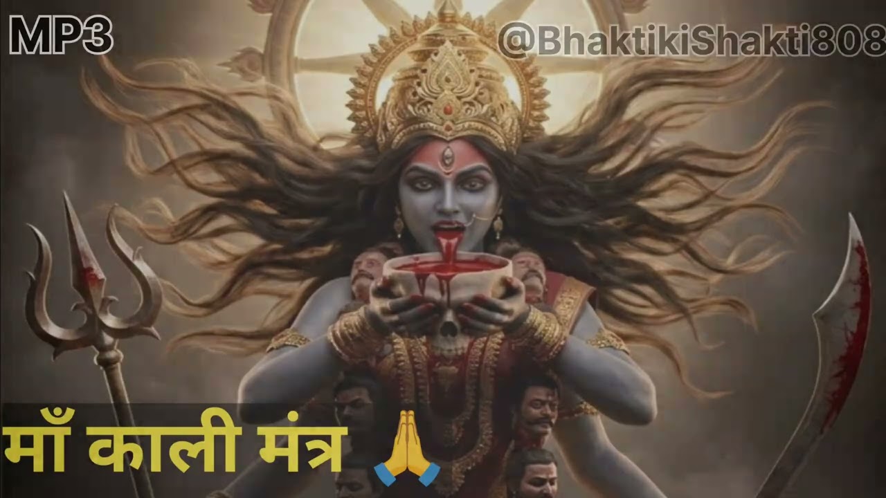 माँ काली मंत्र | शक्तिशाली काली मंत्र जाप | Maa Kali Mantra | Kali Mantra Chanting# Bhakti ki Shakti
