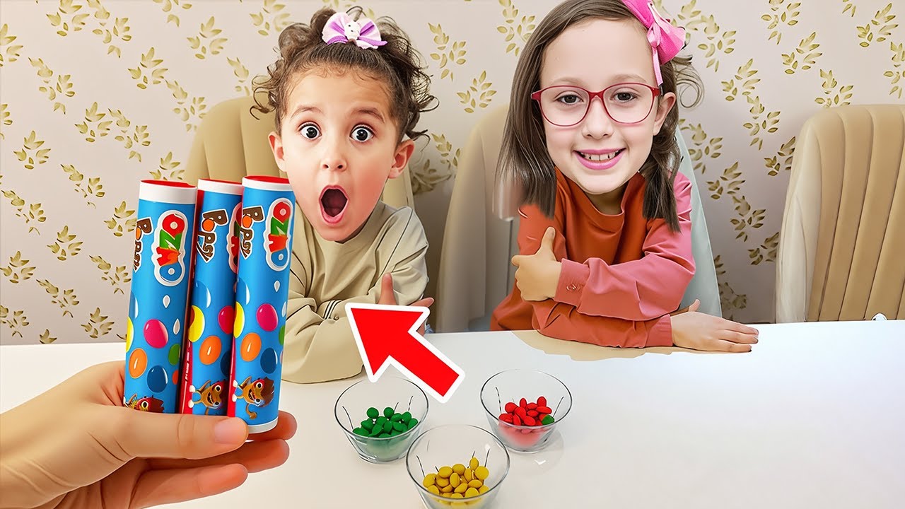 BAHAR VE BANU ALYAYA HAMURDAN BONİBON YAPTIM !!