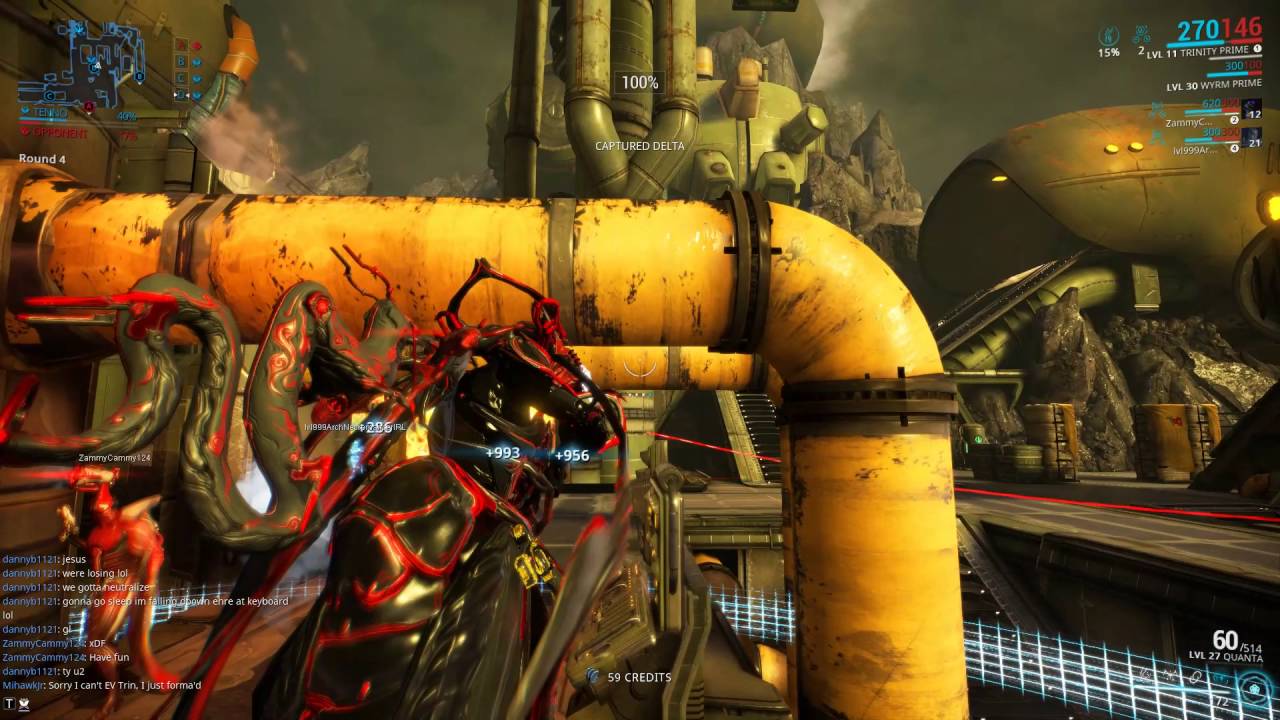 Warframe - Banshee + Trinity Prime = New Draco Farming Meta?! Check desc. for build
