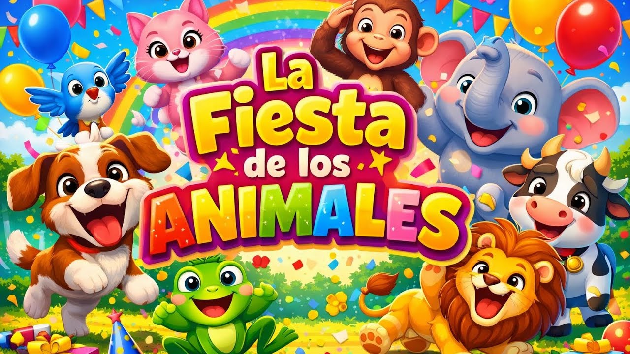 La fiesta de los animales #cancionesinfantiles 