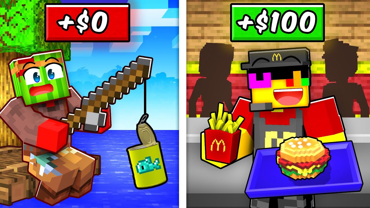 Who Can Make $999,999 The FASTEST In Minecraft