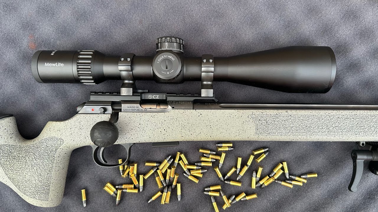 CZ 457 LRP .22lr. Отработал гонг на расстоянии 200-300 метров. #оружие #ak47 #guns #ar15