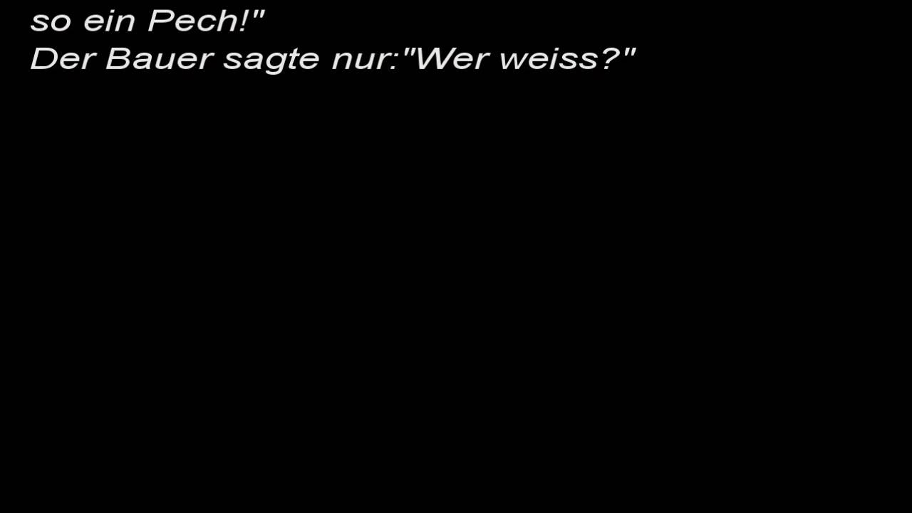 Der Bauer und sein Pferd deutsche Version