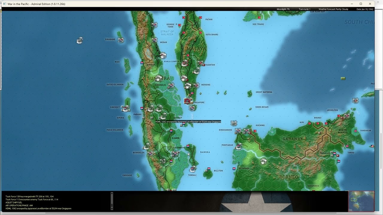 WAR IN THE PACIFIC ALLIED LET'S PLAY 18th JAN 1942 (EP59)
